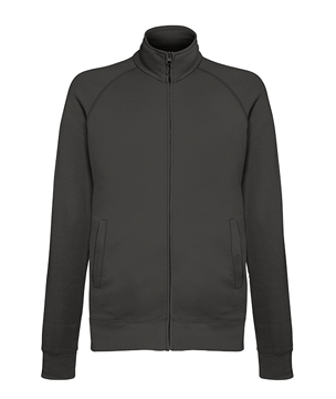 FELPA GIACCA LEGGERA ( FRUIT OF THE LOOM ) grafite chiaro